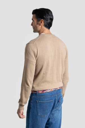 Jersey Cuello Caja Camel - Raíces SKU 0.32397