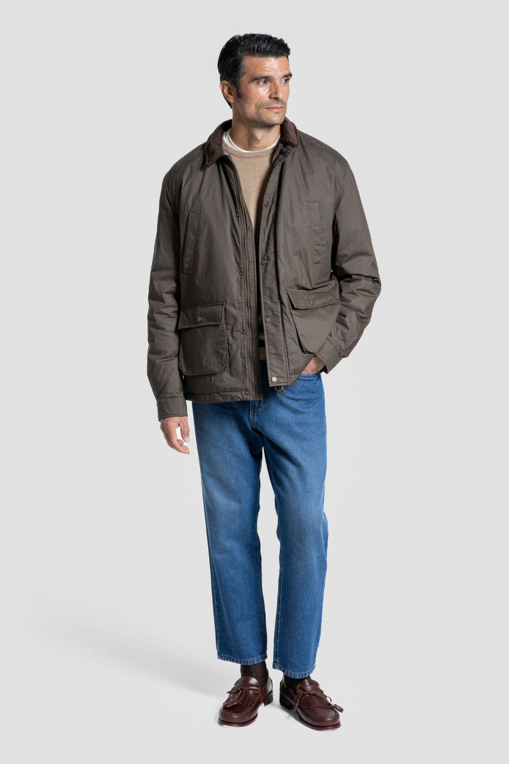 Chaqueton Bolsillos Kaki - Huella SKU 0.32453