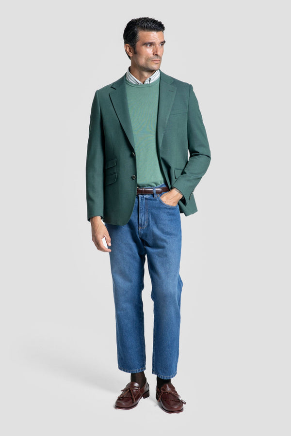 Jersey Cuello Caja Verde Hoja - Raíces SKU 0.32018