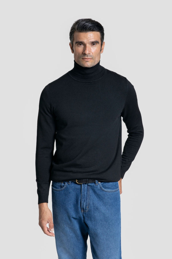 Jersey Cuello Alto Negro - Raíces SKU  0.32028