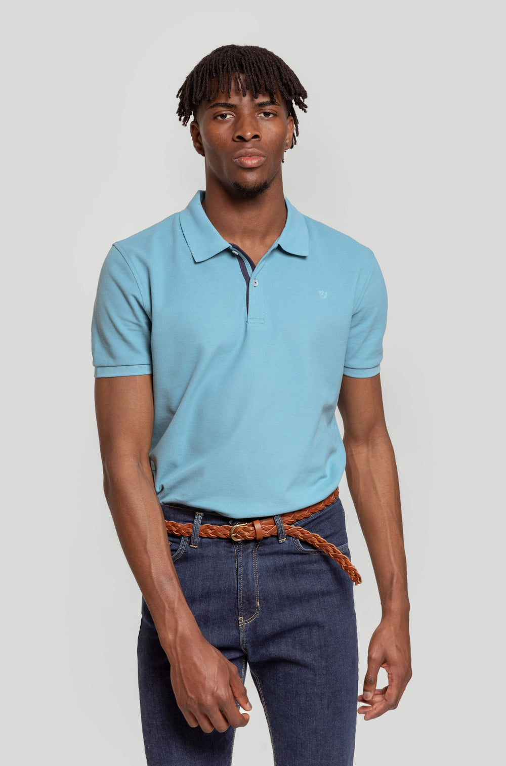 Polo Pique Celeste SKU 0.31139