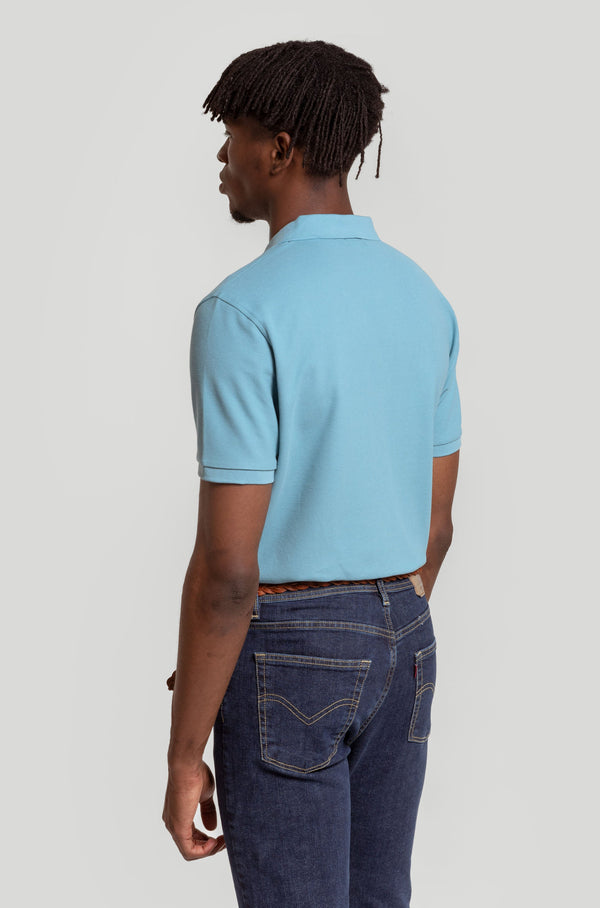 Polo Pique Celeste SKU 0.31139