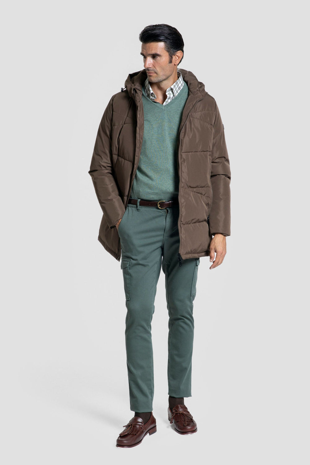Chaqueton Largo Marrón SKU 0.32370