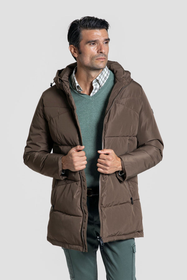 Chaqueton Largo Marrón SKU 0.32370