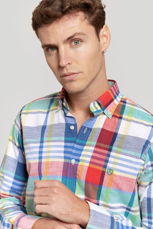 Camisa Cuadro Lino SKU 0.28020