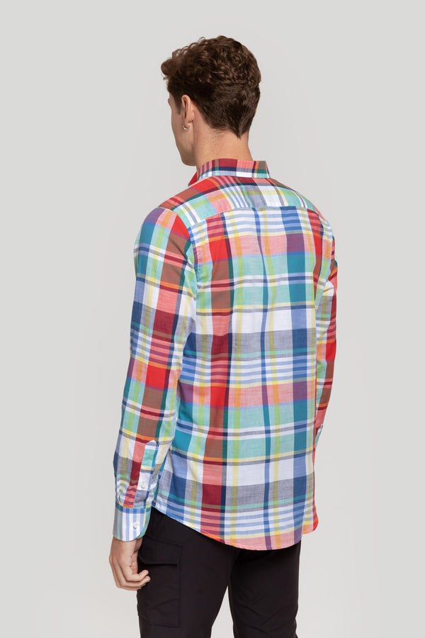 Camisa Cuadro Lino SKU 0.28020
