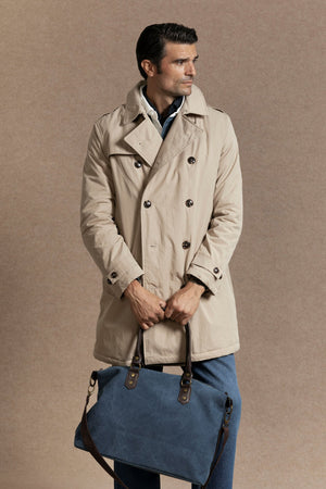 Gabardina Botones Hueso SKU 0.32449