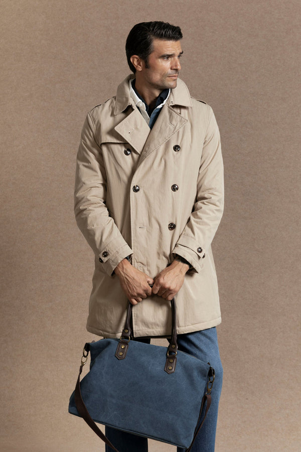 Gabardina Botones Hueso SKU 0.32449