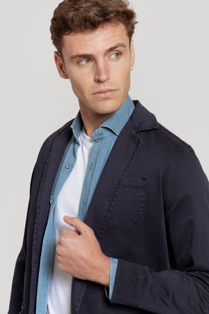 Blazer esportivo azul marinho SKU 0,29691