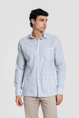 Chemise guayabera kaki Référence 0.33797