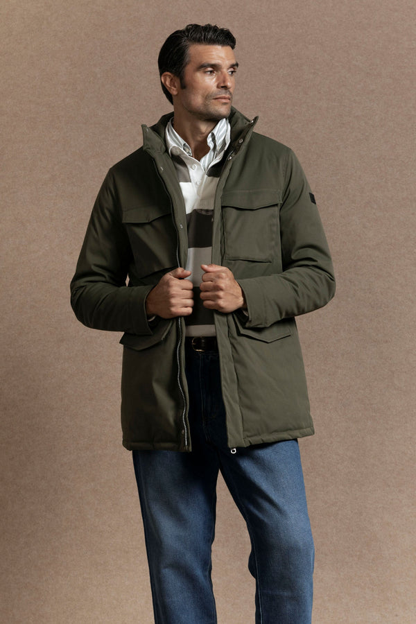 Chaqueton Bolsillos Kaki SKU 0.32454