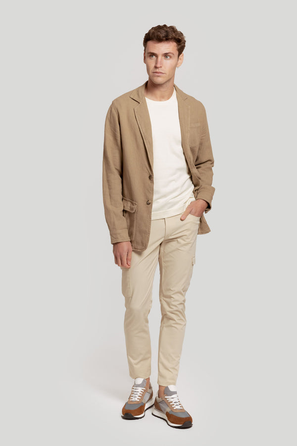 Americana Sport Algodon Lino Camel SKU 0.30293