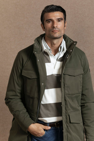 Chaqueton Bolsillos Kaki SKU 0.32454