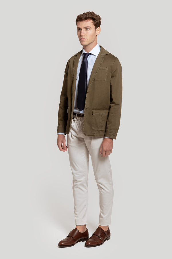 Blazer esportivo cáqui SKU 0.29691