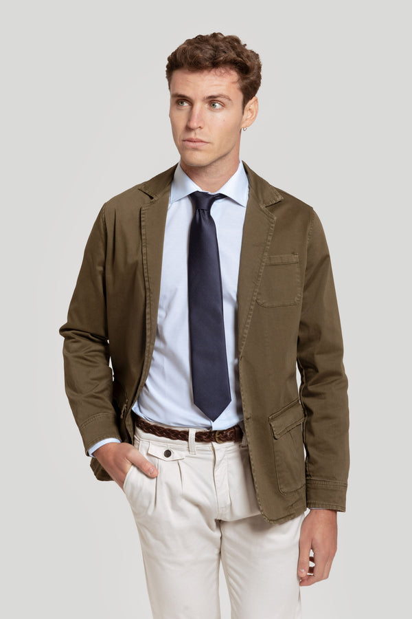 Blazer esportivo cáqui SKU 0.29691