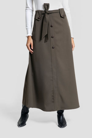 Falda Rociera Kaki SKU 0.31147