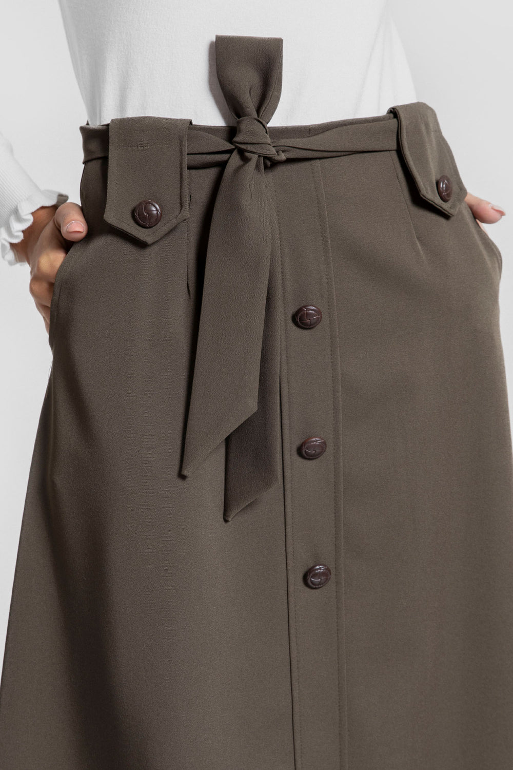 Falda Rociera Kaki SKU 0.31147