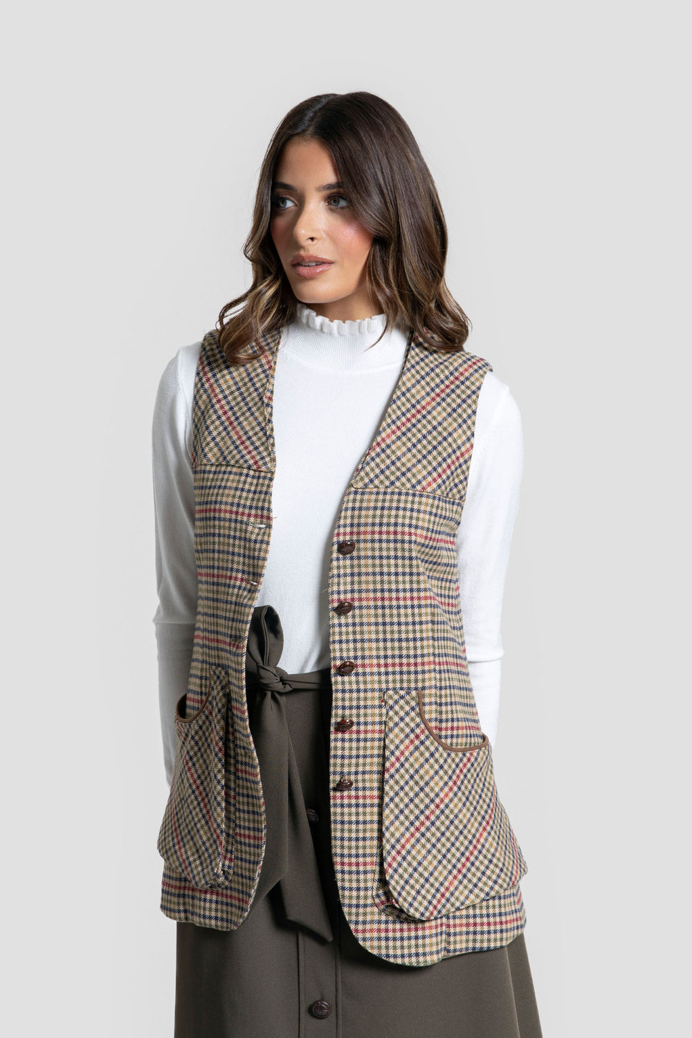 Chaleco Caza Marron SKU 0.31450