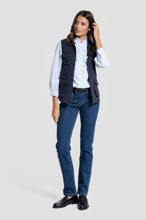 Chaleco Huelva Sra marino SKU 0.32253