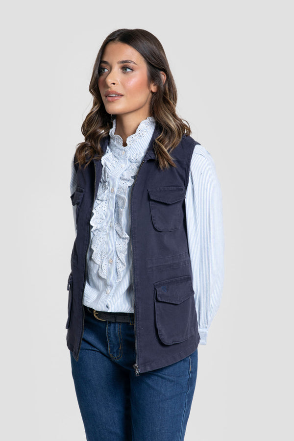 Chaleco Huelva Sra marino SKU 0.32253