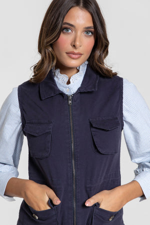 Chaleco Huelva Sra marino SKU 0.32253