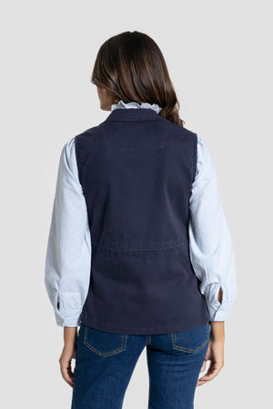 Chaleco Huelva Sra marino SKU 0.32253