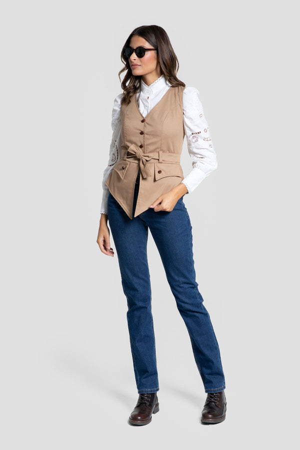 CHALECO ROMERIA CAMEL SKU 0.24421