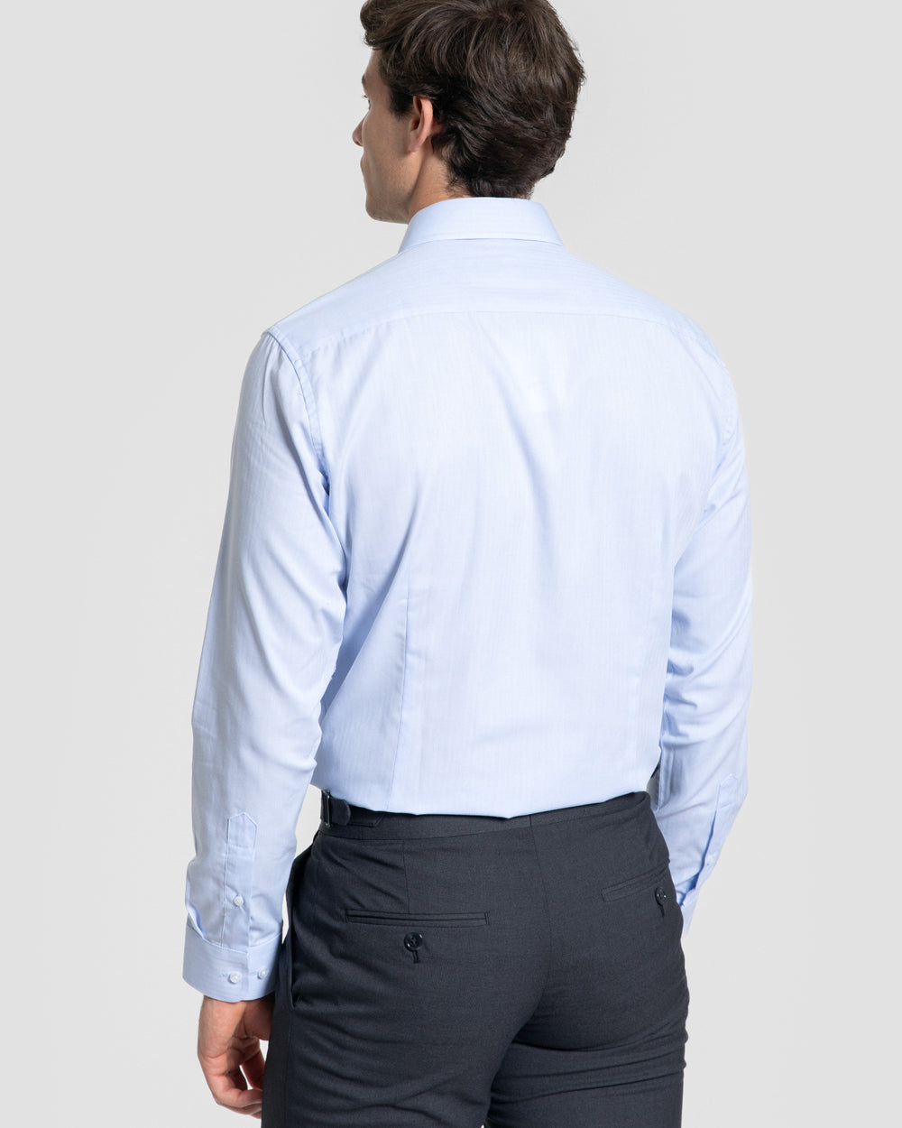 Chemise Habillée Chevrons Bleu Ciel SKU 0.34055