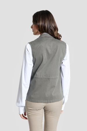 Chaleco Huelva Sra kaki SKU 0.32253