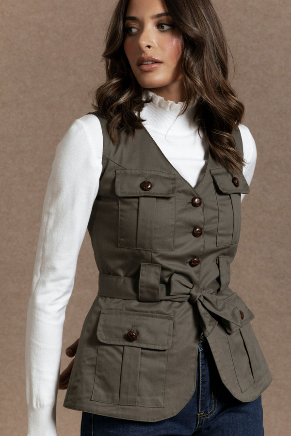 Chaleco Manuela Kaki SKU 0.31744