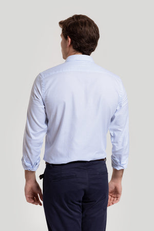 Camisa Oxfor Raya Celeste SKU 0.27264