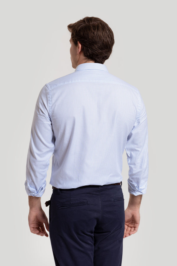 Camisa Oxfor Raya Celeste SKU 0.27264