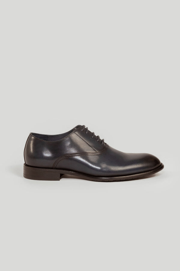 Sapato de couro azul marinho Fandilla SKU 0,30825