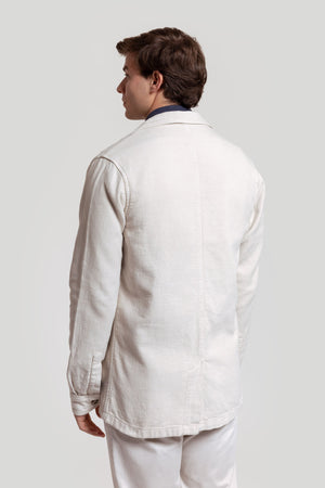Americana Sport Algodón Lino Hueso SKU 0.30293