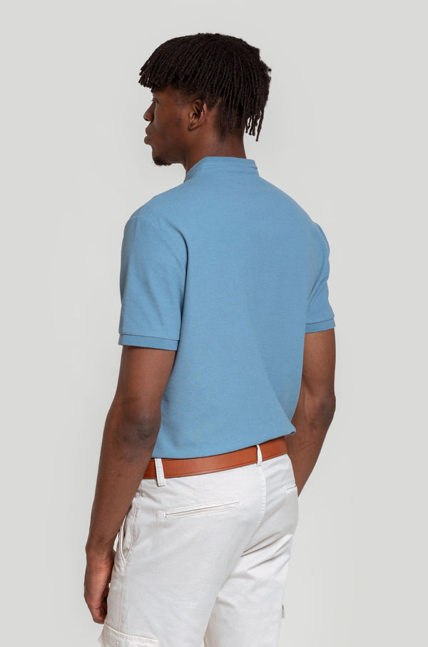 Polo Cuello Botones Índigo SKU 0.31138