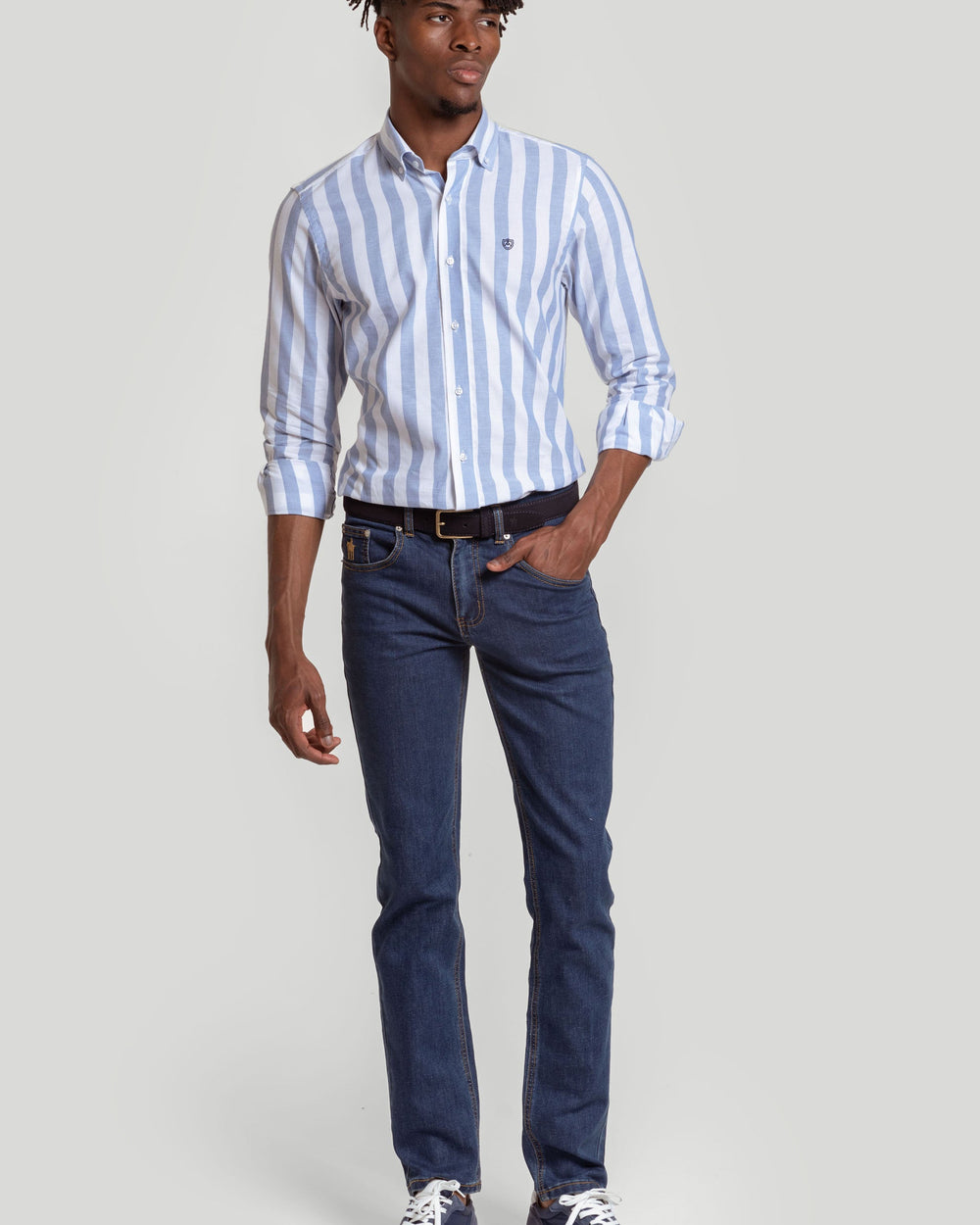 Pantalon Vaquero Regular Fit Piedra SKU 0.30829  - REF: 2000