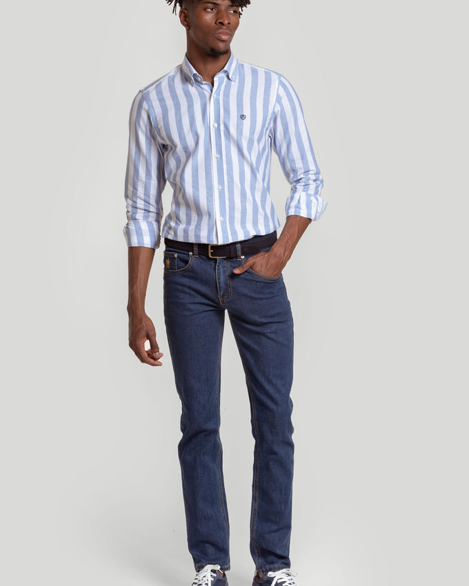 Pantalon Vaquero Regular Fit Piedra SKU 0.30829  - REF: 2000