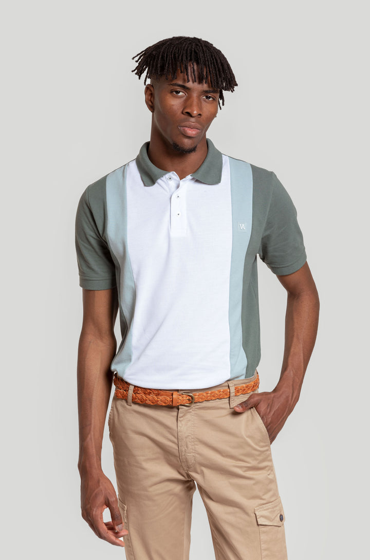 Polo listrado cáqui SKU 0,31156