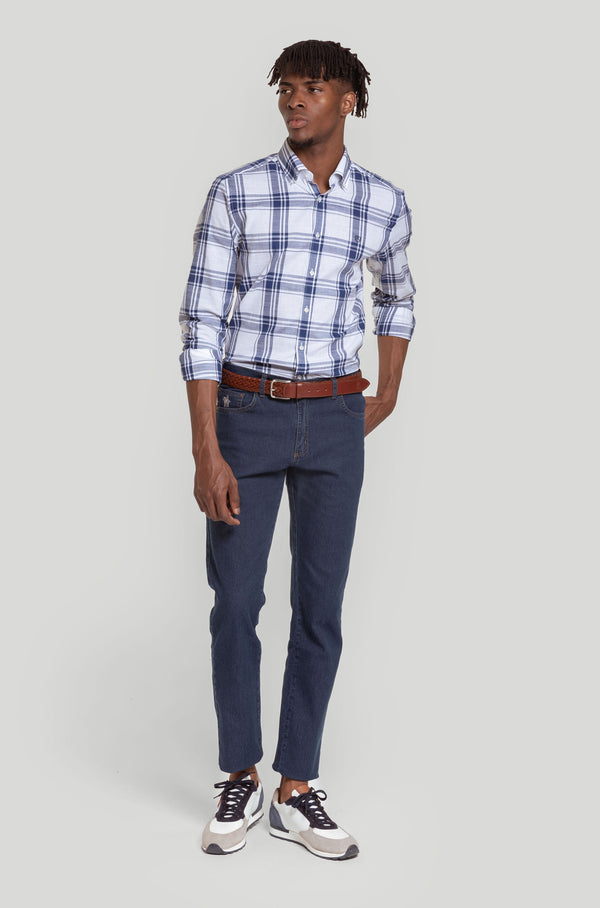 Camisa Cuadro Marino SKU 0.28019