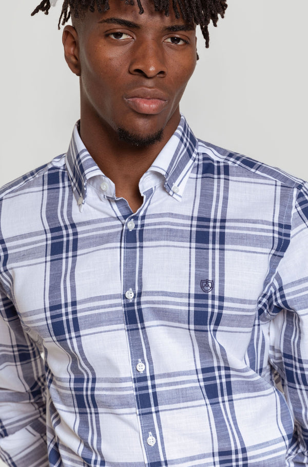 Camisa Cuadro Marino SKU 0.28019