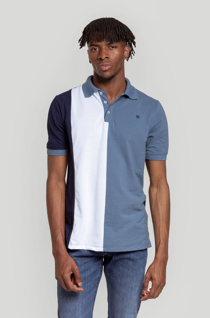 Polo listrado azul marinho SKU 0,31157