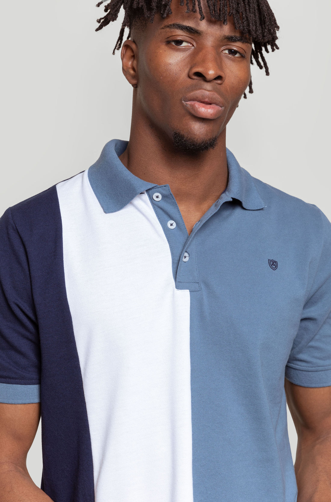 Polo listrado azul marinho SKU 0,31157
