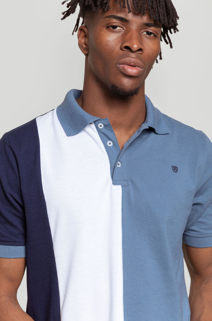 Polo listrado azul marinho SKU 0,31157