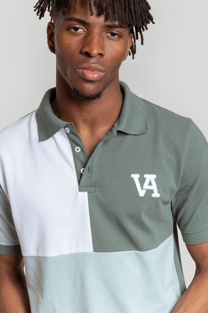 Camisa Polo Bordada em Caqui SKU 0.31158