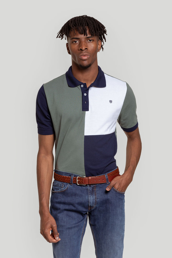 Camisa Polo Xadrez Cáqui SKU 0.31154