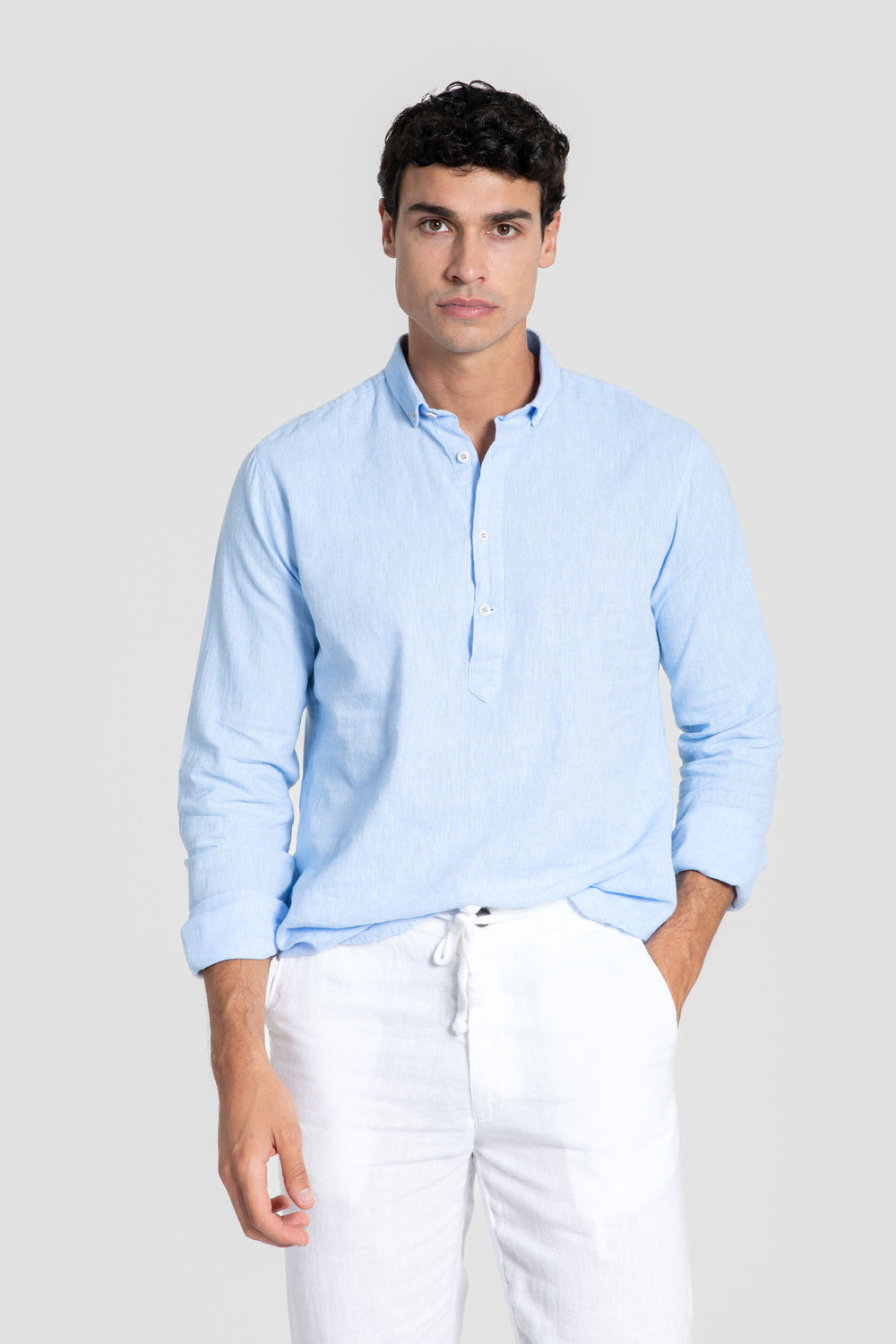 Polera Rayas Celeste SKU 0.33698