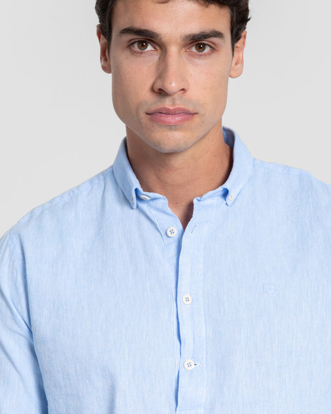 Polera Rayas Celeste SKU 0.33698