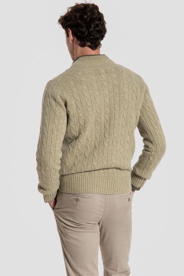 Jersey de Lana 100% con Cuello en V SKU 0.32672