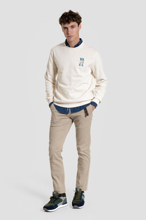 Sudadera Hueso Algodón Orgánico SKU 0.32719