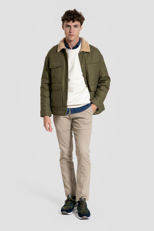 Cazadora Aviador Verde Kaki SKU 0.32674